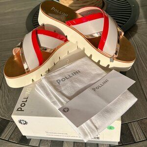 NWB! POLLINI Women's Shoes Sandals EU 41 or US 10